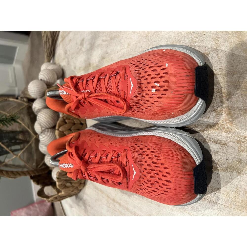 Hoka Clifton 7 Red Orange - Picture 2 of 4